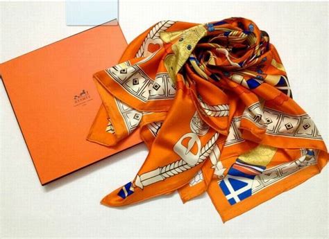 hermes orange and navy